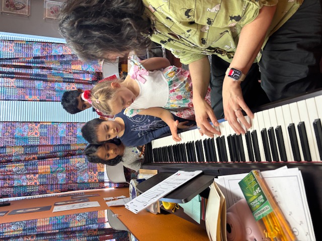 Young musician in the Orange Music Studio Piano & Keyboard program