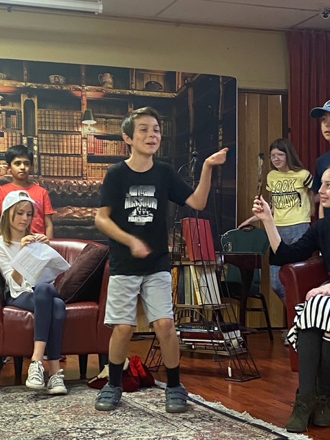 Young musician in the Orange Music Studio Voice program