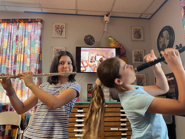 Orange Music Studio student participating in Woodwinds